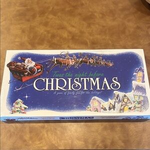 Teas the night before Christmas Board Game; New, never played